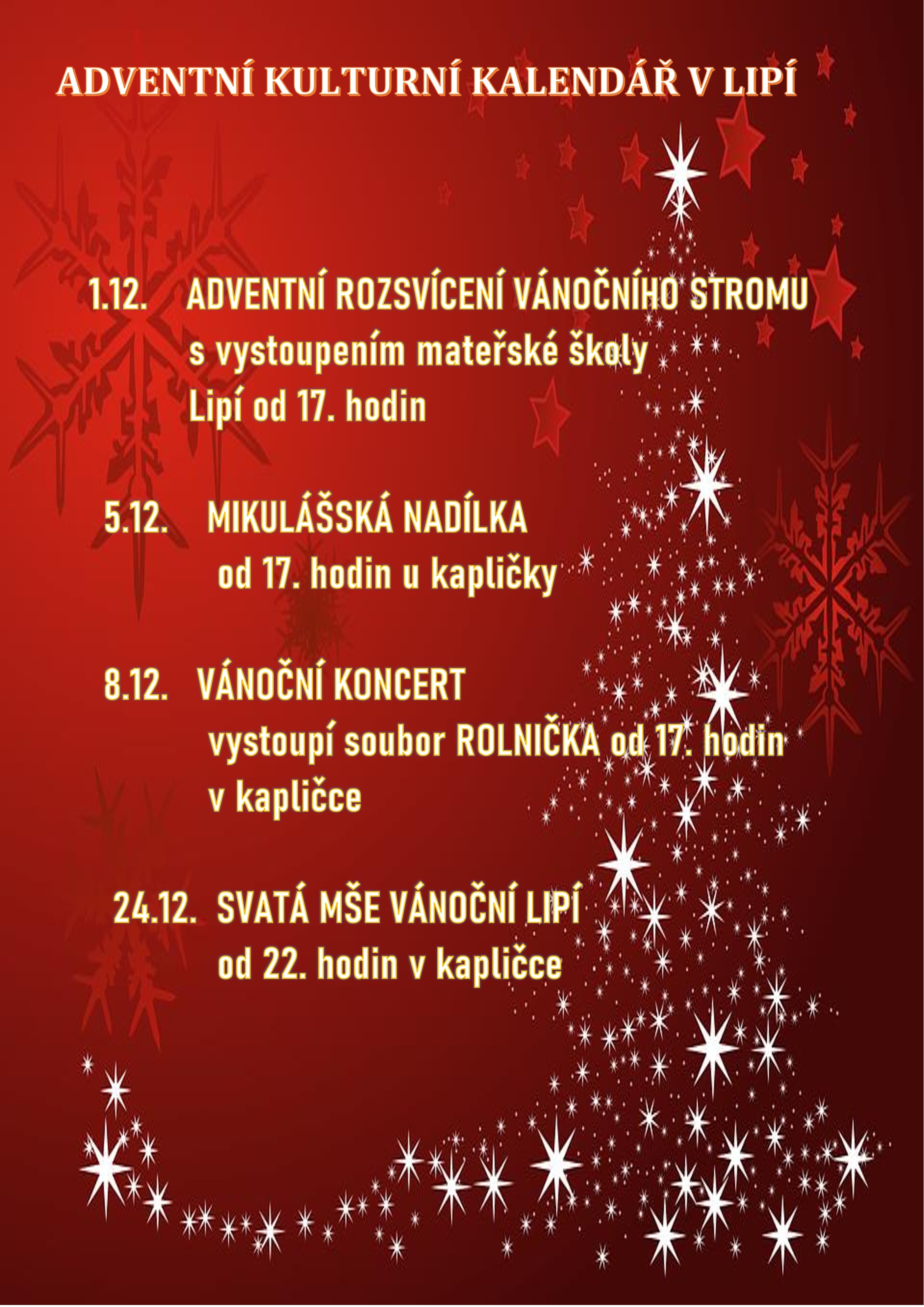 Advent v Lipí